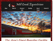 Tablet Screenshot of millcreekeq.com